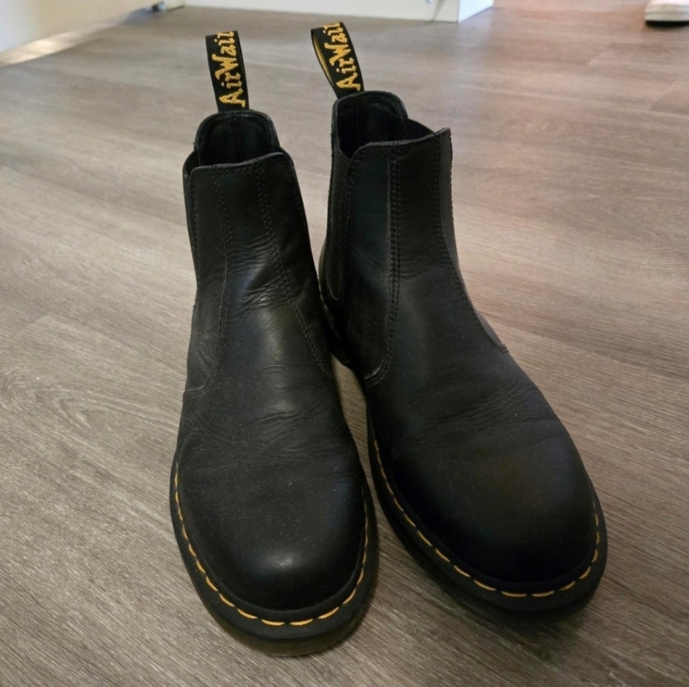 Dr. Martens Black Nappa Leather Chelsea Boots